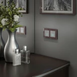 Сенсорный выключатель одноклавишный с подсветкой 1000 Вт (серебряный) Werkel W4510006 (a057680)