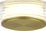 Подвесной сетильник ST Luce Frittela SL6239.203.01 золото/прозрачный LED 1*7W 3000K (220V, на проводе)