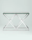 Консоль Stool Group ИНСИГНИЯ 115*30 серебро УТ000001502