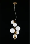 Подвесной светильник Aployt Letizia APL.314.06.06 (220V, на тросе, шарики, молекулы)