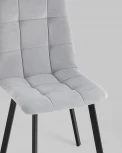 Стул Stool Group Oliver Square велюр светло-серый УТ000034876