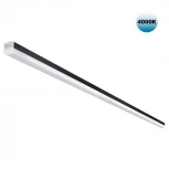 Потолочный светильник линейный светодиодный в комплекте прямые соединители 2шт и сетевой кабель 2м Novotech Bits 359828 черный LED 68W 220V