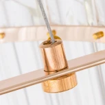 Подвесная люстра Arte Lamp Jastin A2848SP-3GO (220V, хрусталь, на тросе, круглые)