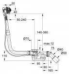 Слив-перелив Grohe Talentofill 28990000