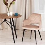 Кресло VALKYRIA (mod. 711) / 2 шт. в упаковке Tetchair (Ткань,Металл/Бежевый,Черный) арт.24547