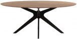 Стол обеденный La Forma (ex Julia Grup) Naanim (Каучук,МДФ,Шпон ореха,Дерево,Орех,Шпон)