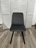 Обеденный стул M-City DAIQUIRI BLUVEL-14 GREY, велюр