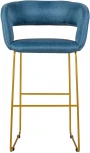 Стул полубарное R-Home Hugs Синий/Link Золото