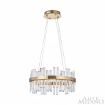 Подвесная люстра Arte Milano Venezia 312033/D500 BS (регулировка яркости, LED, 220V, хрусталь, пульт управления, на тросе, круглые)
