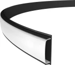 Алюминиевый профиль накладной гибкий для светодиодной ленты до 15мм Ambrella Illumination GP1600BK