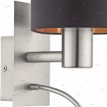 Бра на гибкой ножке для чтения Eglo Pasteri 96483 (220V, выключатель)