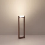 Наземный уличный светильник Odeon Light Twinset 7118/12GL коричневый/металл IP65 LED 12W 900Лм 3000K 120° 220V