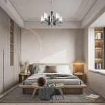 Подвесная люстра Arte Milano Florentia-9167 309167/5 Bk/Ni (220V, на цепи)