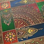 Столик Secret De Maison HAVELY ( mod. BJ-001) этническая роспись (дерево манго)