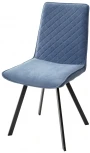 Стул PAINT, цвет B8 Синий, велюр / черный каркас