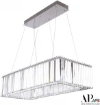 Подвесная люстра светодиодная APL LED Sicilia SH11.92.A.Ni.4000 (220V, хрусталь, на тросе)