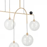 Подвесной светильник Vele Luce Freedom VL5544P05 (220V, на проводе, шарики)