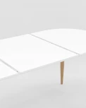 Стол обеденный Stool Group Берген раскладной 120-180*80 белый УТ000003493