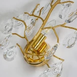 Бра Favourite Pluvia 4162-1W (220V, хрусталь, подвески, ветки)