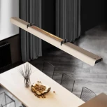 Подвесной линейный светодиодный светильник Lightera Bermeho LE104L-120GA Wi-Fi (Умный дом, Алиса, Маруся, голосое управление) (220V, на тросе)