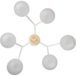 Потолочная люстра на штанге Avignon 1130/6PL E27 60W White/Gold