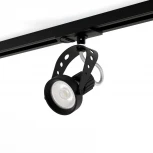 Трековый светильник однофазный 7W 220V Black RAUMBERG 8127Bk (круглые)