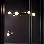 Подвесной светильник Favourite Sparrow 4324-6P (LED, 220V, на проводе, шарики)