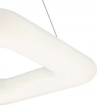 Подвесной светильник Escada Soft 10259/1 LED*45W White (ночной режим, 220V, пульт управления, на тросе)