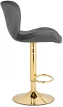 Барный стул Woodville Porch dark gray / golden 15504