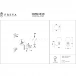 Бра Freya Alessandra FR2016WL-01BZ (220V)