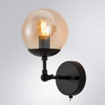 Бра Arte Lamp Bolla A1664AP-1BK (220V, выключатель, шар)