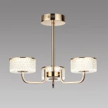 Потолочная люстра на штанге Lumion Venice 6579/40CL золото/прозрачный/металл/пластик LED 40W 220V