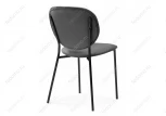 Стул Woodville на металлокаркасе Саранда графитовый / черный глянец 494363