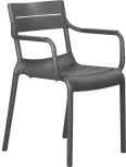 Стул обеденный DOBRIN TIM ARM (темно-серый (GR-04))