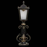 Наземный фонарь Кузнечное дело Квадро 26-001-ЧЗ (220V, ковка, под старину, IP54)