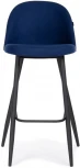 Барный стул Сондре темно-синий / черный 464886 Woodville