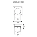 Встраиваемый светильник уличный Gordo Led 22051