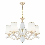 Подвесная люстра Arte Milano Florentia-3987 303987/5 Wh/Gd (220V, на цепи)