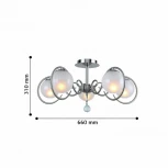 Потолочная люстра F-Promo Fabbio 2349-5U (220V, шарики)