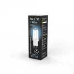 Лампочка светодиодная G9 4 Вт 410 lm 4100K нейтральное белое свечение Gauss 107309204