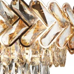 Подвесная люстра Reluce 01982-0.4-06 (220V, хрусталь, на цепи)