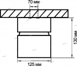Накладной точечный светильник Lightstar Forte Muro 214839