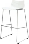 Стул барный LEAF-06 белый