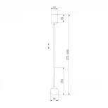 Подвесной светильник Elektrostandard DLS028 6W 4200K белый (LED, 220V, на проводе, шар)