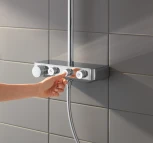 Душевая стойка Grohe Euphoria SmartControl 310 Duo Cube 26508000 с термостатом