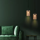 Умный подвесной светильник Eurosvet Ennio 50228/1 янтарный