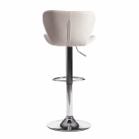 Стул барный AVIONIC (mod. KY712A) белый/хром (металл/экокожа)