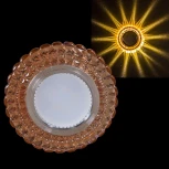 Встраиваемый точечный светильник Reluce 11056-9.0-001LD MR16+LED3W TEA (220V, круглые)