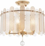 Потолочная люстра хрустальная на штанге Arte Milano Sorrento-3109 373109/5/80/390 GD (220V)