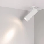 Встраиваемый спот LGD-ARTEMIS-BUILT-FLAP-R55-12W Warm3000 (WH, 8-80 deg, 230V) (Arlight, IP20 Металл) 051797 (LED)